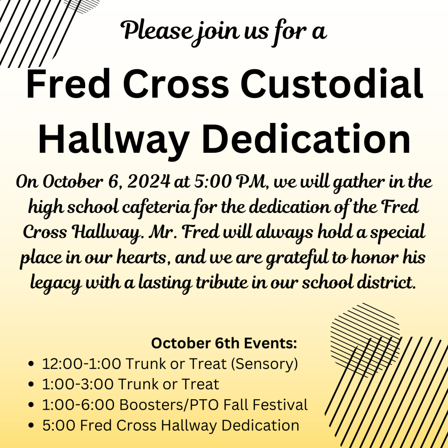 Fred Cross Hallway Dedication